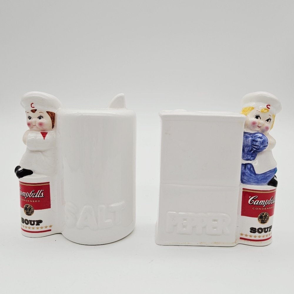 VINTAGE | 90s 1996 Westwood Campbell Soup Company salt & pepper shaker set
